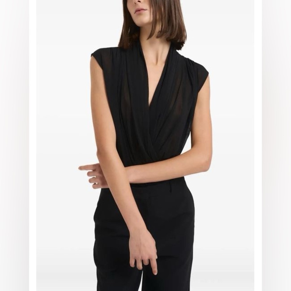 MaxMara | Elegant draped-detail top
